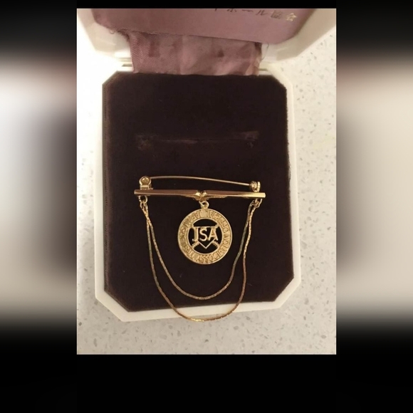 Pre- Owned Japan Softball Association Cuff links & Pin/ Brooch - Picture 7 of 10